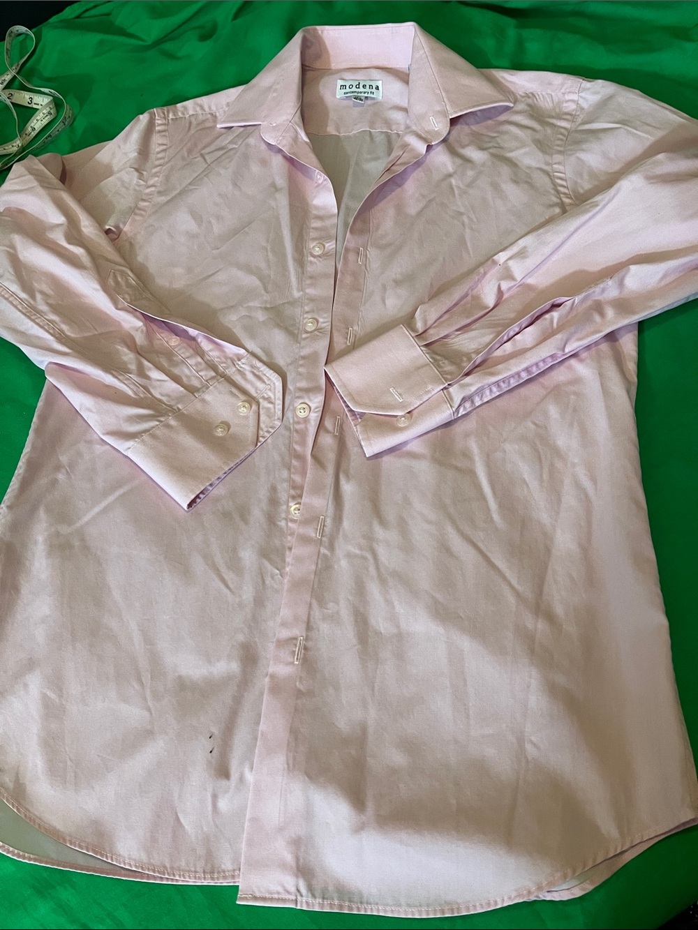 Modena Men's Light Pink Dress Shirt